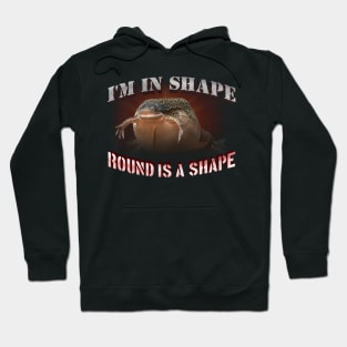 I'm in Shape - Round is a Shape frog Hoodie